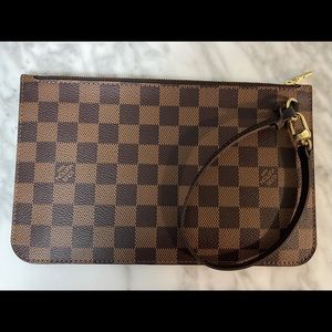 Authentic Louis Vuitton Damier Ebene pochette